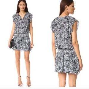 Parker - Dean Silk Blouson Mini Dress - Sz S